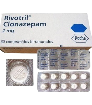 Rivotril Roche Klonopin (Clonazepam 2mg)
